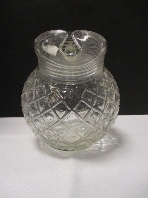 Anchor Hocking Ball Pitcher (Waffle Pattern) - 2