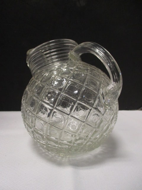 Anchor Hocking Ball Pitcher (Waffle Pattern) - 4