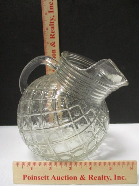 Anchor Hocking Ball Pitcher (Waffle Pattern) - 6