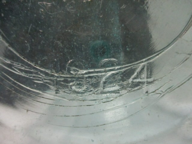 Illinois Glass 5 Gallon Jar 1924 #97 (teal Color) - 10