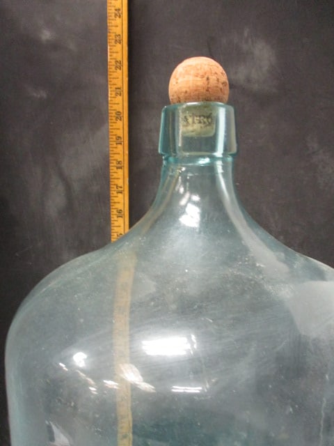 Illinois Glass 5 Gallon Jar 1924 #97 (teal Color) - 13