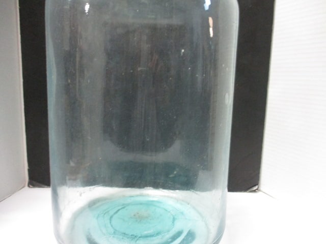 Illinois Glass 5 Gallon Jar 1924 #97 (teal Color) - 4