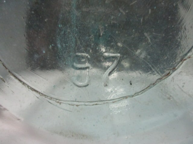 Illinois Glass 5 Gallon Jar 1924 #97 (teal Color) - 9
