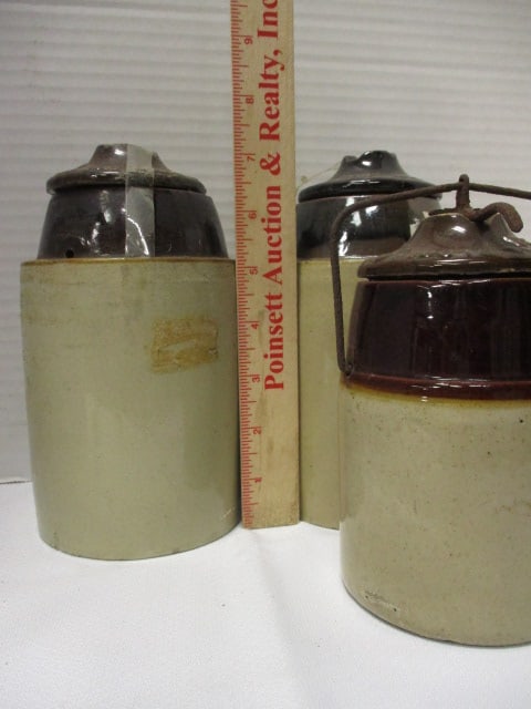 Weir Stoneware (Lot of 3) Crocks - 18