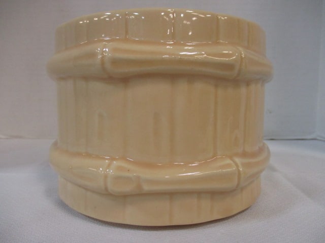 McCoy 3001 Bamboo Barrel Design Planter - 2