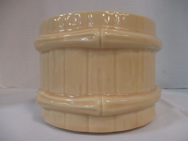 McCoy 3001 Bamboo Barrel Design Planter - 3