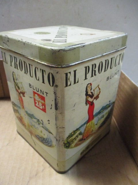 Tobacco Tins Grouping & Kentucky Club Humi Seal Jar - 3