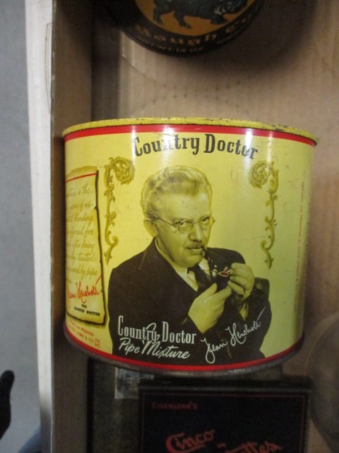 Tobacco Tins Grouping & Kentucky Club Humi Seal Jar - 6