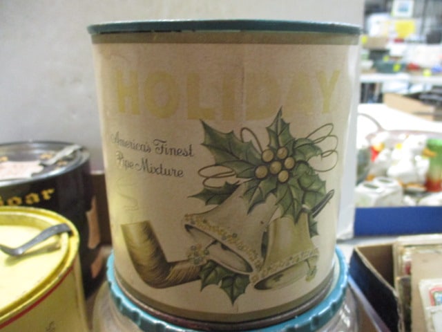 Tobacco Tins Grouping & Kentucky Club Humi Seal Jar - 8