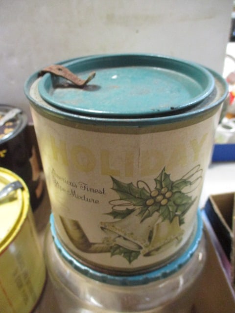 Tobacco Tins Grouping & Kentucky Club Humi Seal Jar - 9