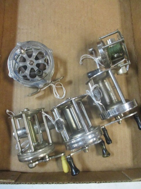 Open Face Vintage Reels-Lot of 5 (Expert Tournament), (1 of 8)
