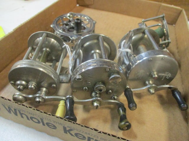 Open Face Vintage Reels-Lot of 5 (Expert Tournament), - 7