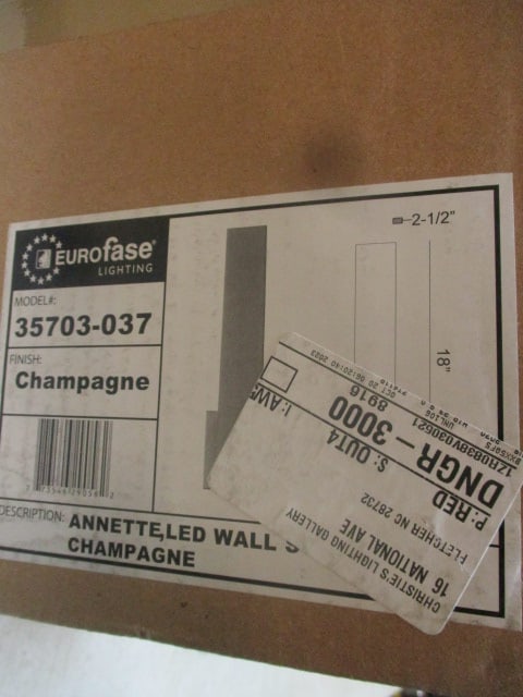 Eurofase Annette Led Champagne Sconce (Lot of 2) - 3