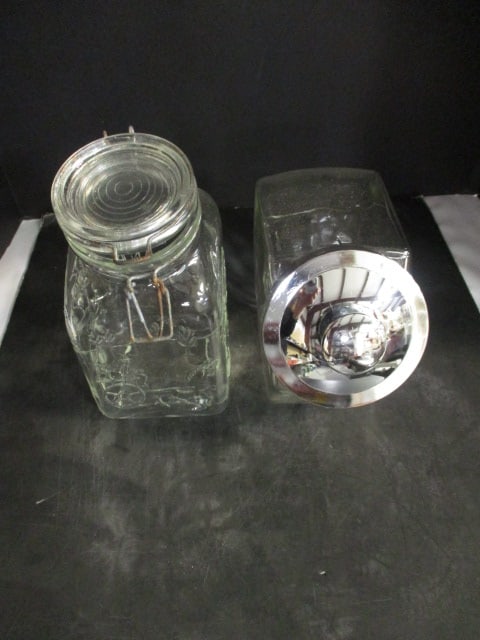Hexagonal Storage Jar & Nature's Bounty Storage Jar (1 of 11)