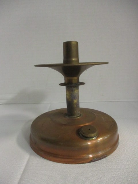 Copper & Brass Oil Lamp Base (1 of 5)