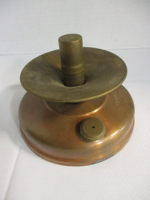 Copper & Brass Oil Lamp Base - 3