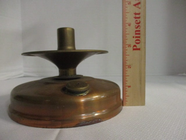 Copper & Brass Oil Lamp Base - 5