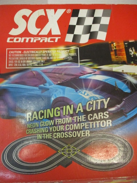 SCX Compact 1:43 Slot Racing Set in Box - 2