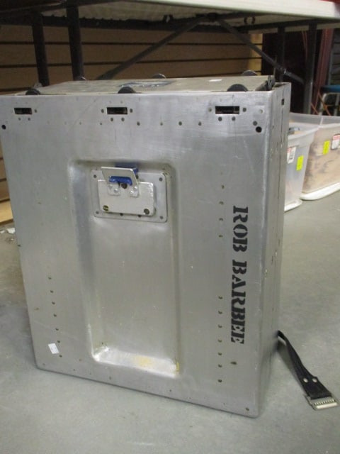 Aluminum Aviation Storage Box: 17 x 20 x 8 