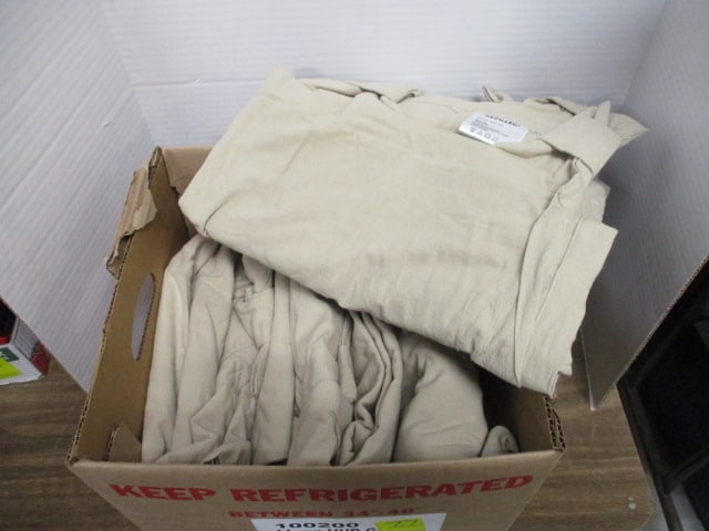 Khaki Color (Archaeo) Cotton Curtains (4 Panels): 46W x 90 L 