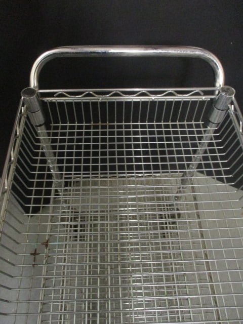 Metal Wire 3 Tier Cart on Wheels - 7