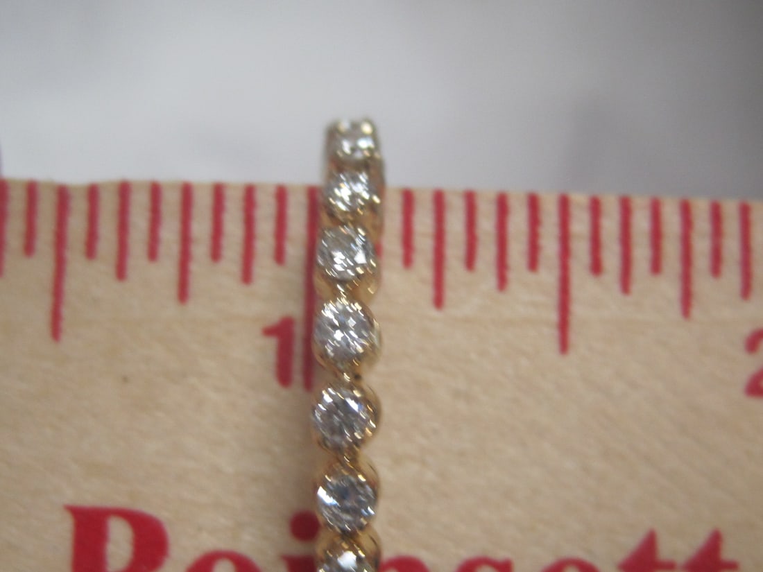 7" 14k Gold Diamond Tennis Bracelet - 5