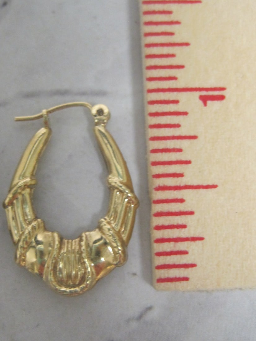 14k Gold Pierced Earrings - 3