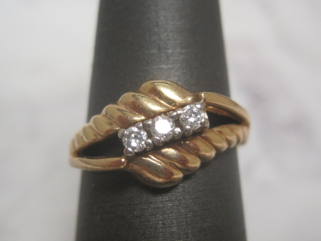 14k Gold Diamond Ring (1 of 4)