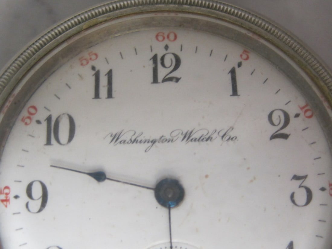 Washington Watch Co. Liberty Bell 17 Jewels Pocketwatch - 2