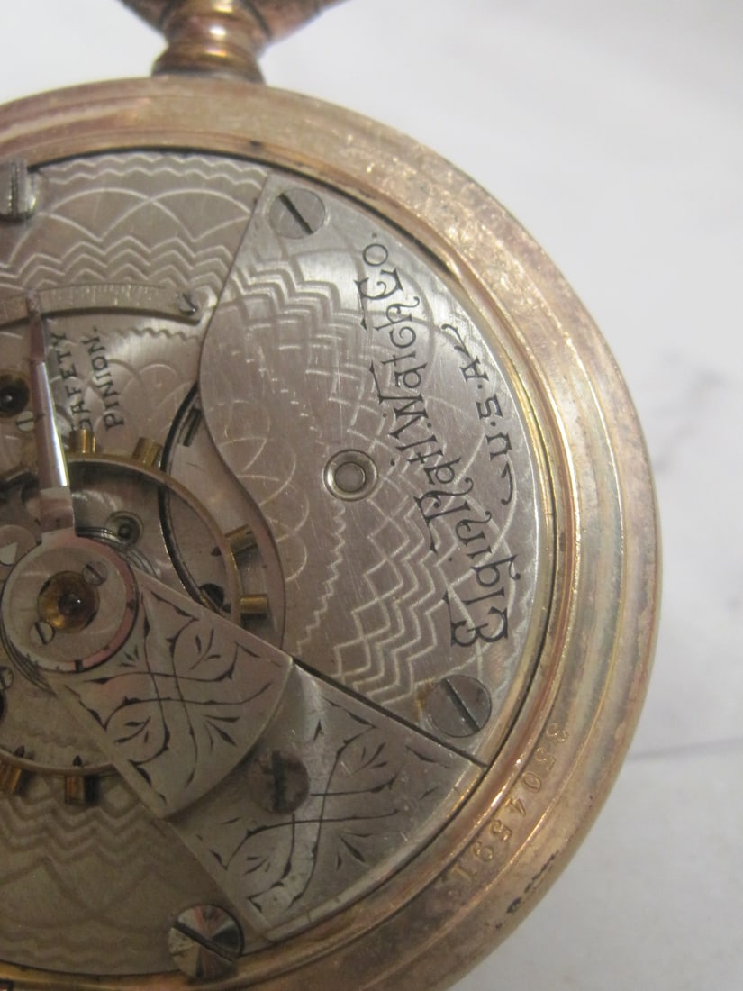 Elgin 15 Jewels Pocketwatch - 6
