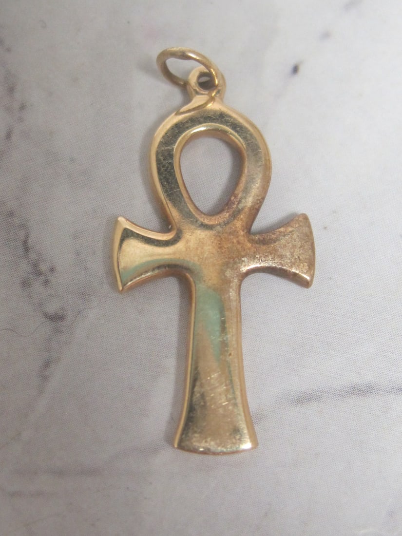 14k Gold Cross Pendant (1 of 3)