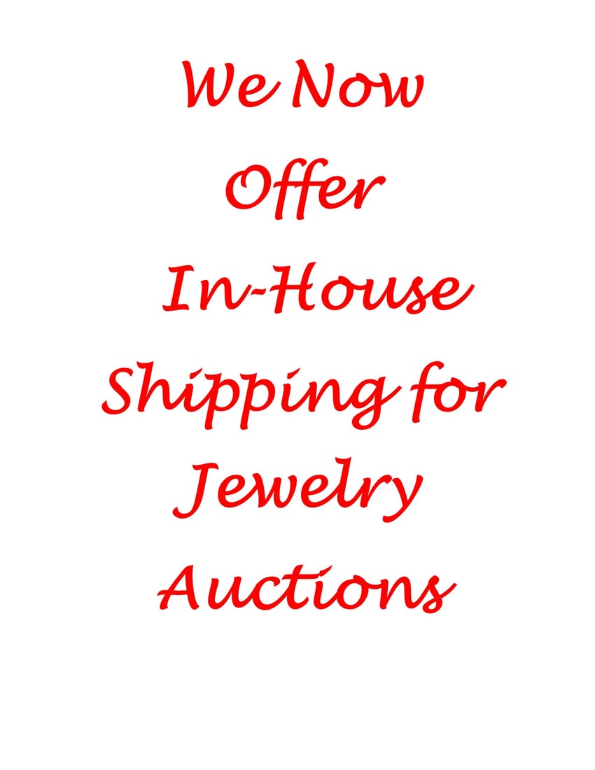 We Now Offer In House Shipping for Jewelry Auctions (1 of 1)