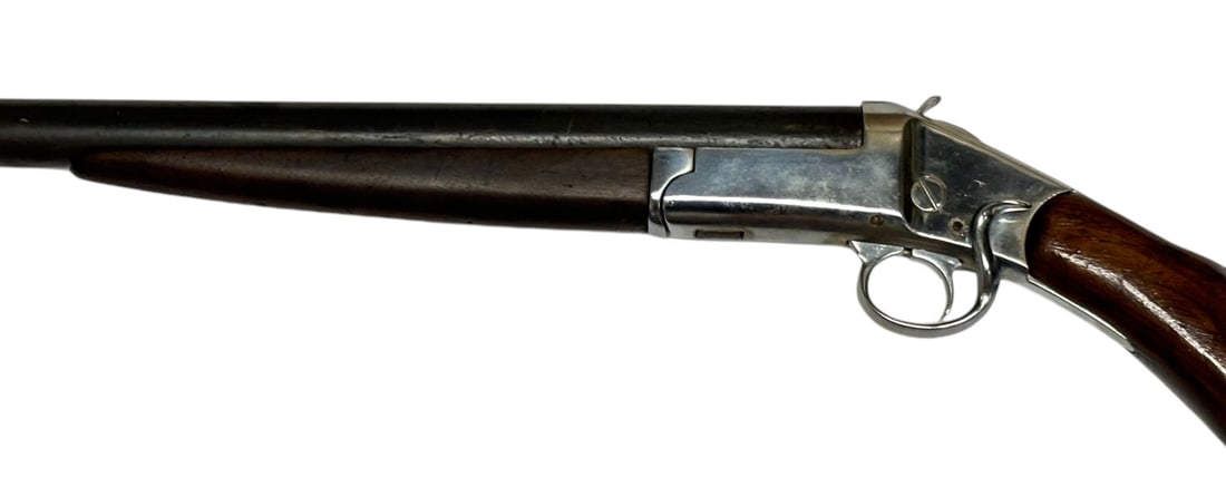 Iver Johnson Side Lever 12 GA. Single Shotgun - 5