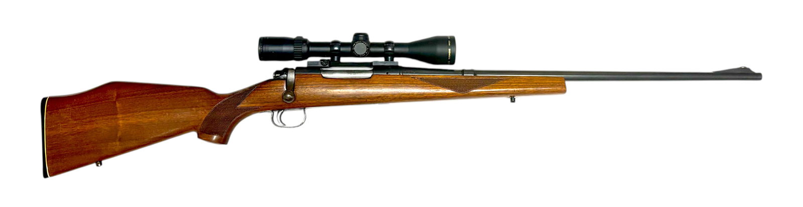 Excellent Remington Model 721 .30-06 SPRG. Bolt Action Rifle with Scope: S#: 109281 | 24" Barrel | Equipped with a Bushnell Elite 3200 3-9x40 scope | Has a nice light trigger pull with a wide trigger shoe attachment | Beautiful Montecarlo-style wood stock with cheek rest