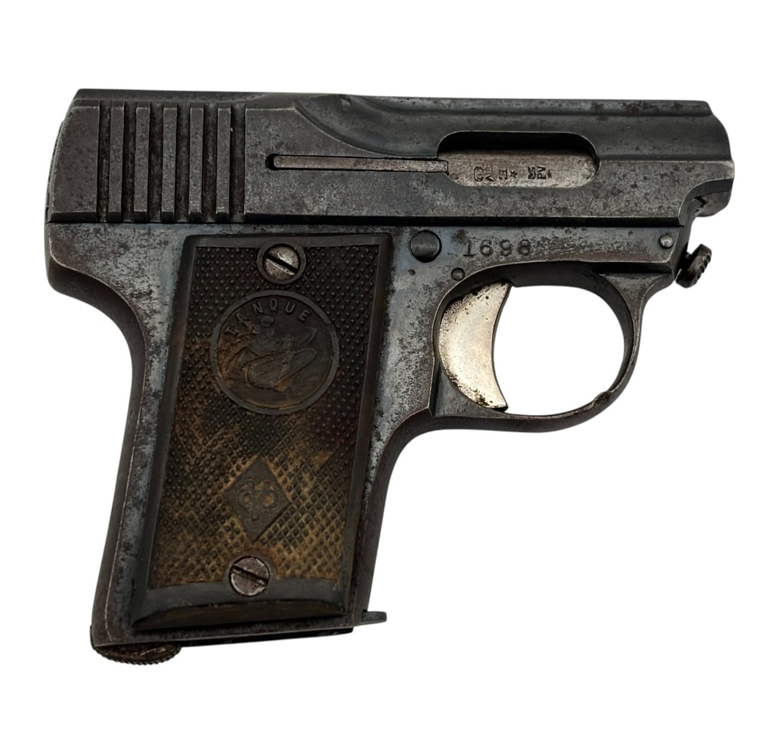 Interesting Low Serial Number Ojanguren y Vidosa Tanque 6.35mm Semi-Automatic Pistol - 2