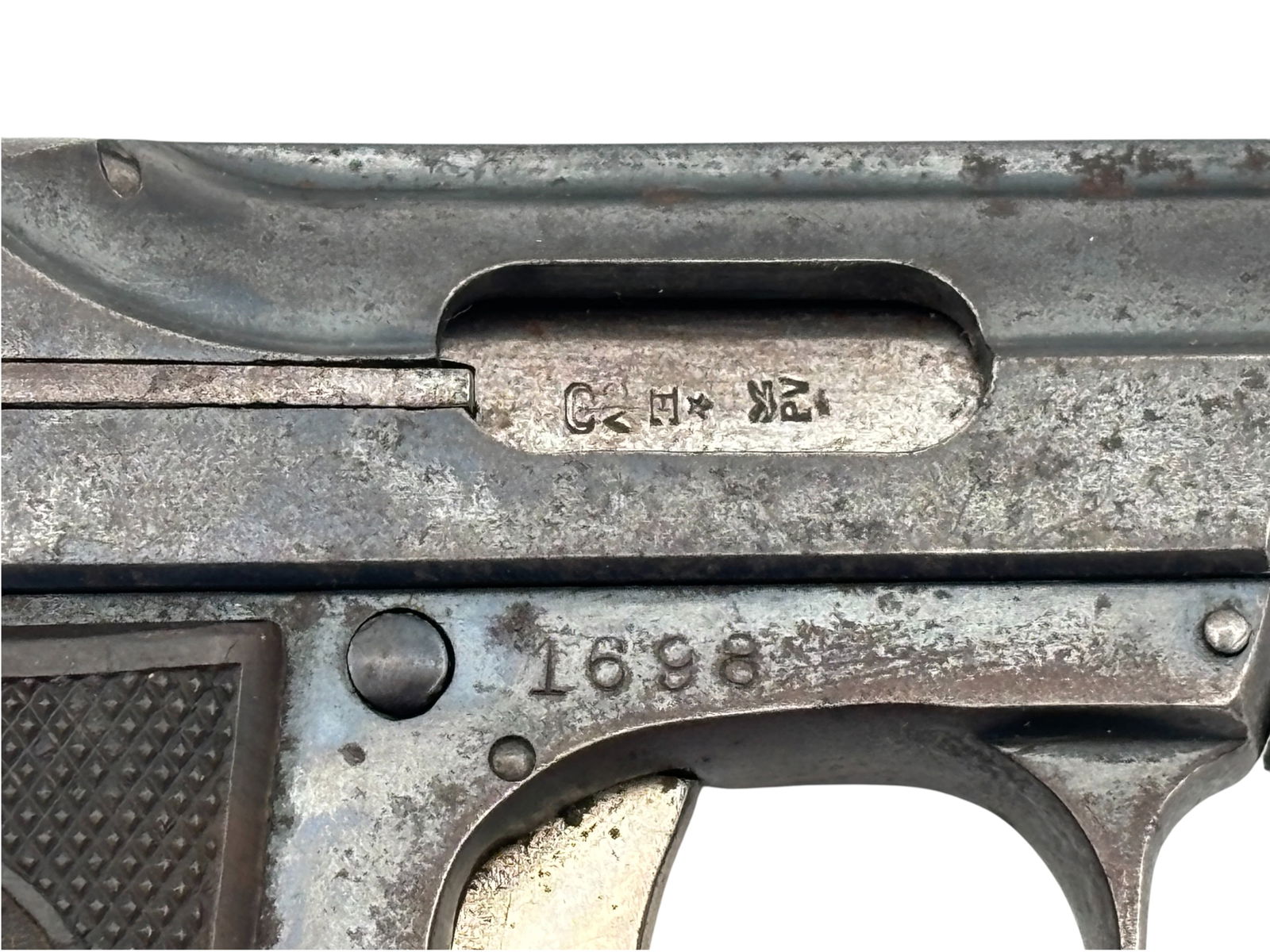 Interesting Low Serial Number Ojanguren y Vidosa Tanque 6.35mm Semi-Automatic Pistol - 4