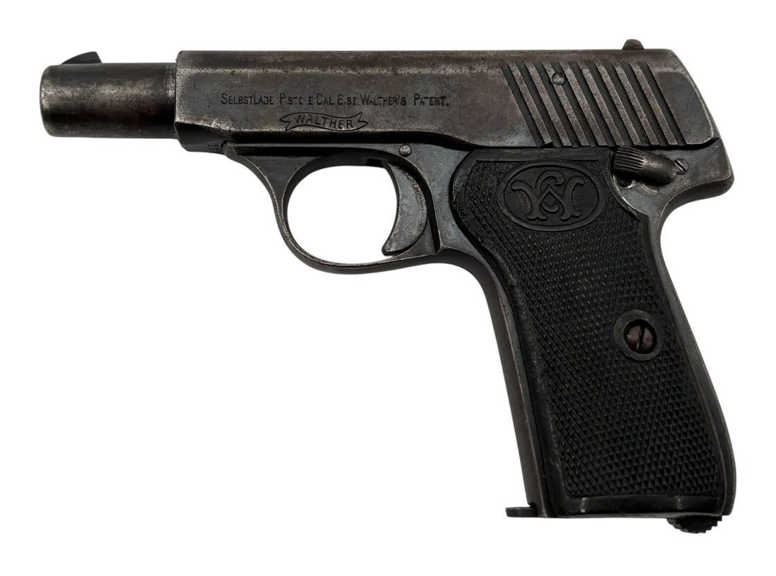 RARE Walther Model 7 Semi-Automatic 1st Variant 6.35mm Pistol (1 of 7)