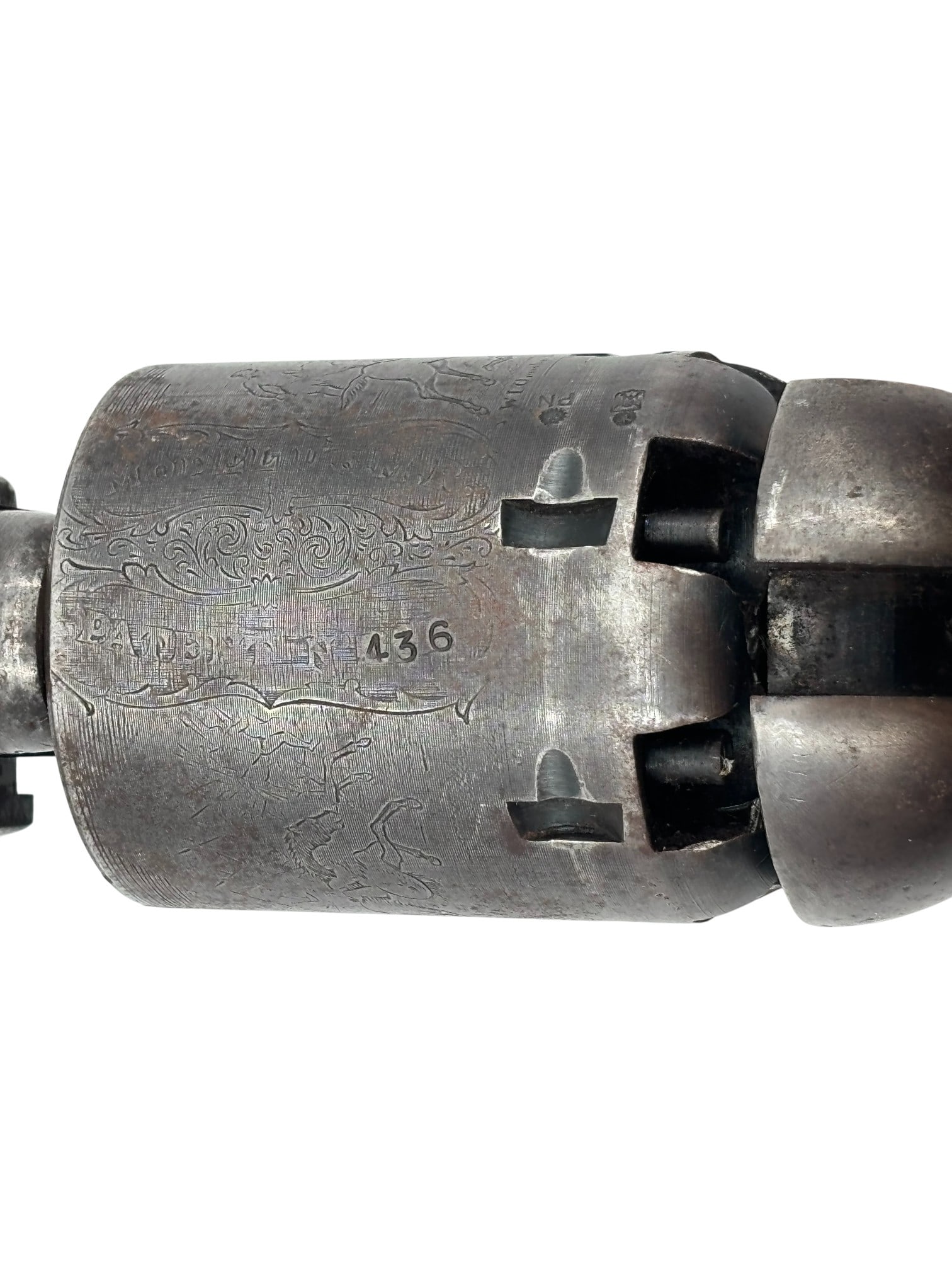 Colt 1848 3rd Model Dragoon .44 CAL. Uberti Reproduction Blackpowder Revolver - 7