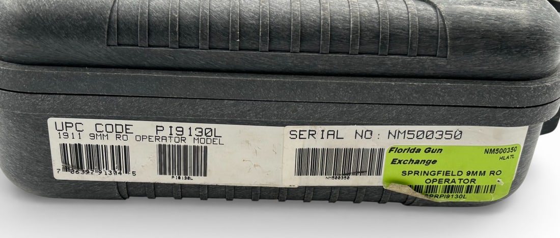 Very Nice Springfield Armory Range Officer Operator 1911 9MM Pistol with Extras and Matching Case - 16