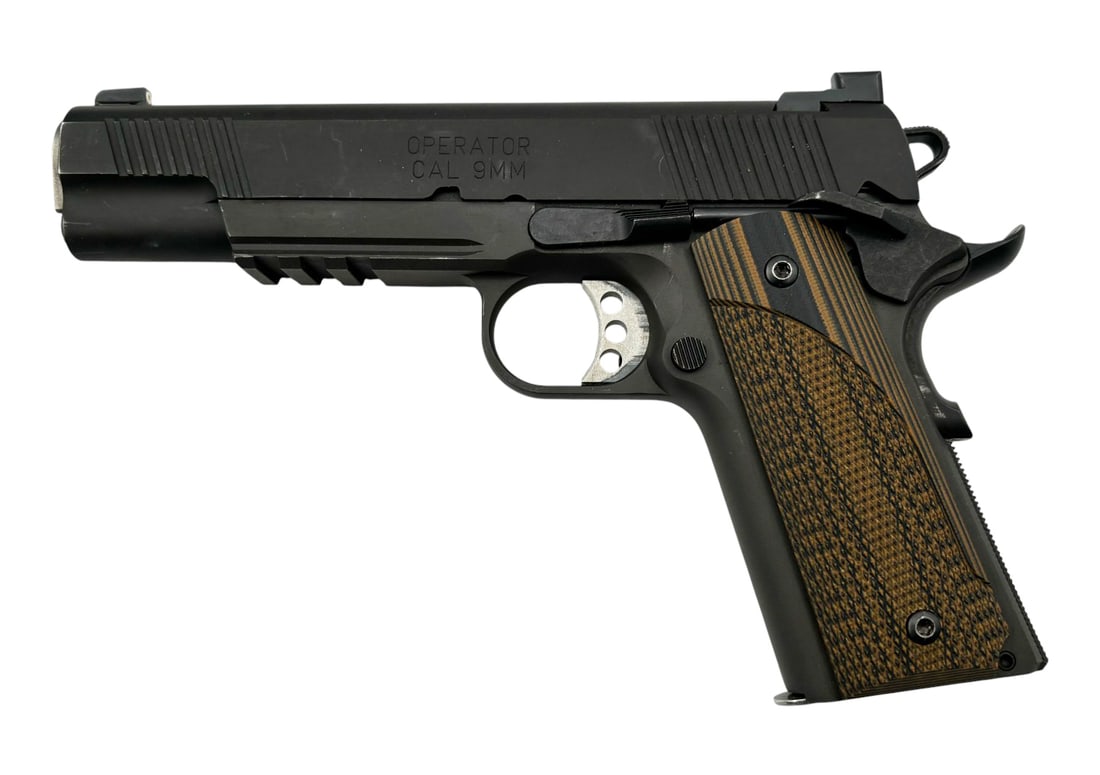 Very Nice Springfield Armory Range Officer Operator 1911 9MM Pistol with Extras and Matching Case - 2