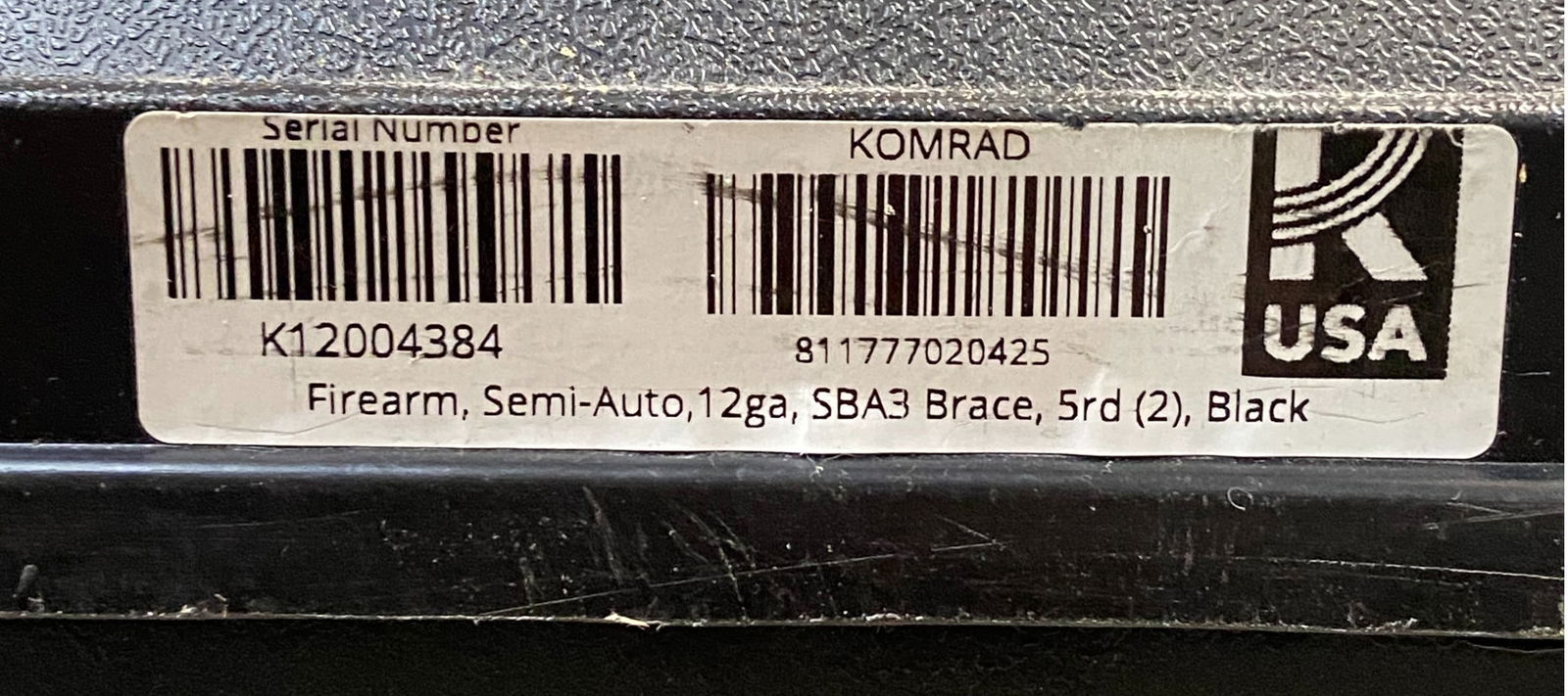 Excellent RARE Kalashnikov Comrade 12 GA. Semi-Automatic Shotgun with SBA3 Brace - 14