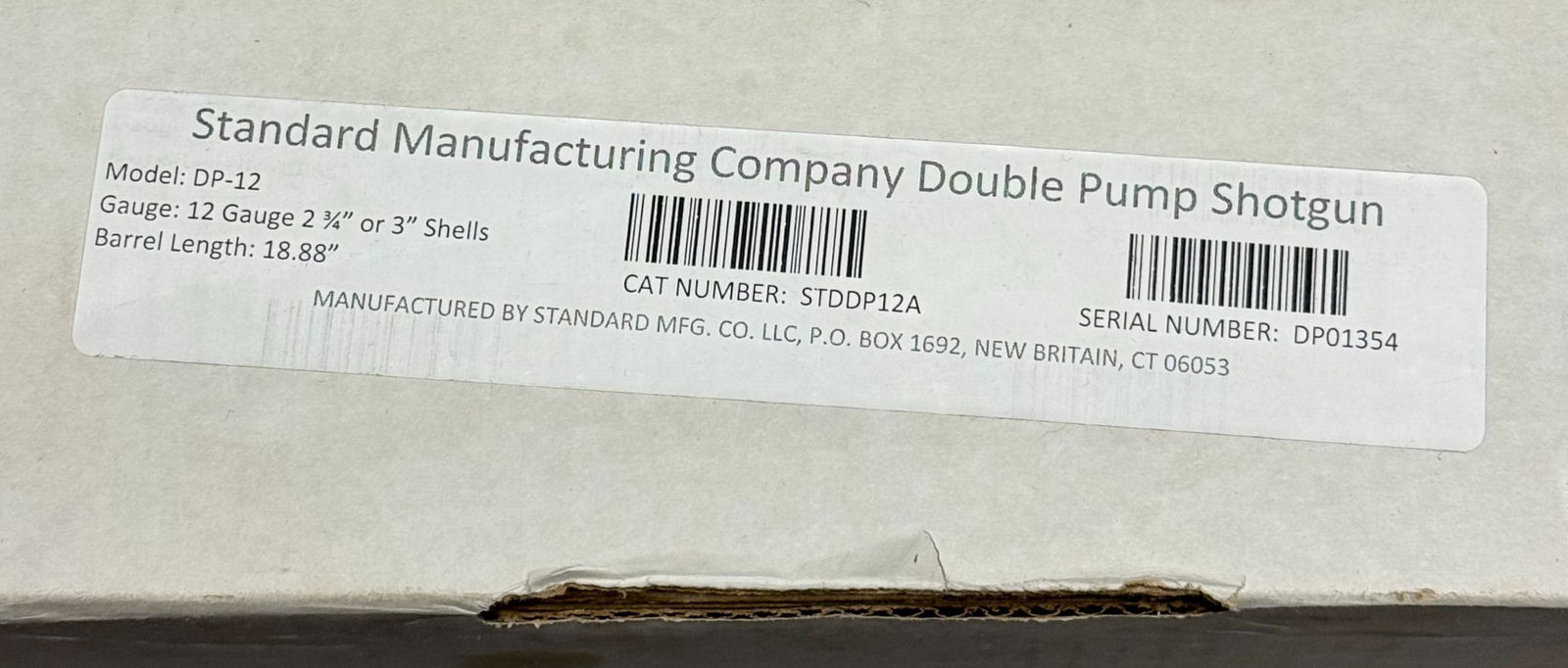 NIB Standard MANF. Model DP-12 Double Pump 12 GA. Shotgun with Doorbuster Chokes - 3