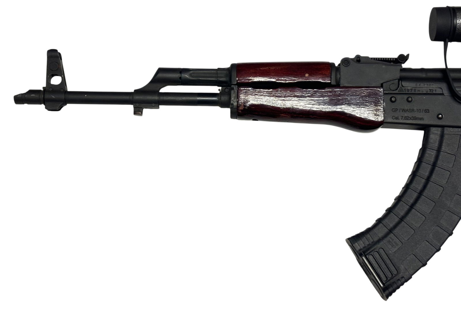 Excellent Romanian GP/WASR-10/63 Romarm 7.62x39 Semi-Automatic AK47 Rifle with Optic - 11