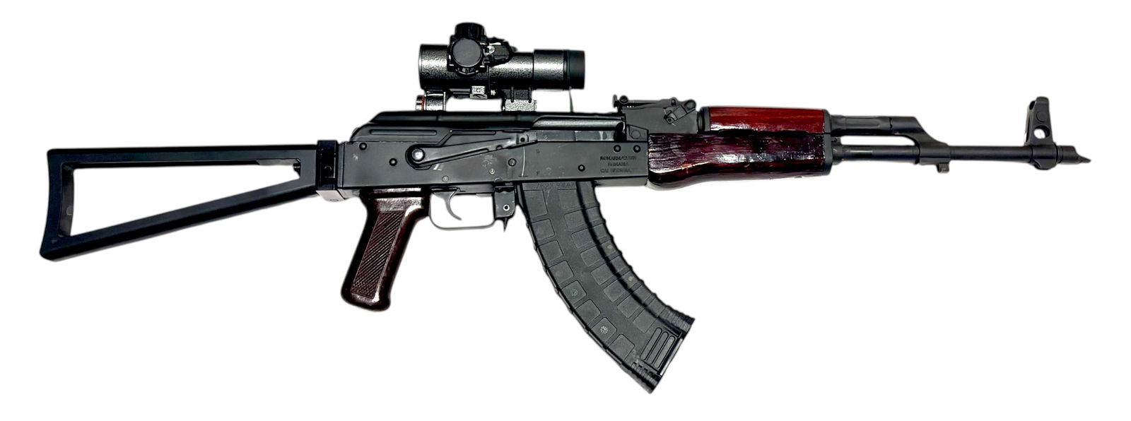 Excellent Romanian GP/WASR-10/63 Romarm 7.62x39 Semi-Automatic AK47 Rifle with Optic - 2