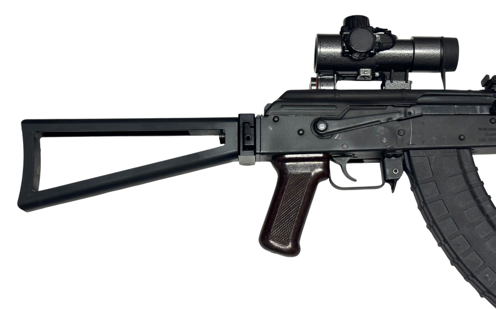 Excellent Romanian GP/WASR-10/63 Romarm 7.62x39 Semi-Automatic AK47 Rifle with Optic - 6