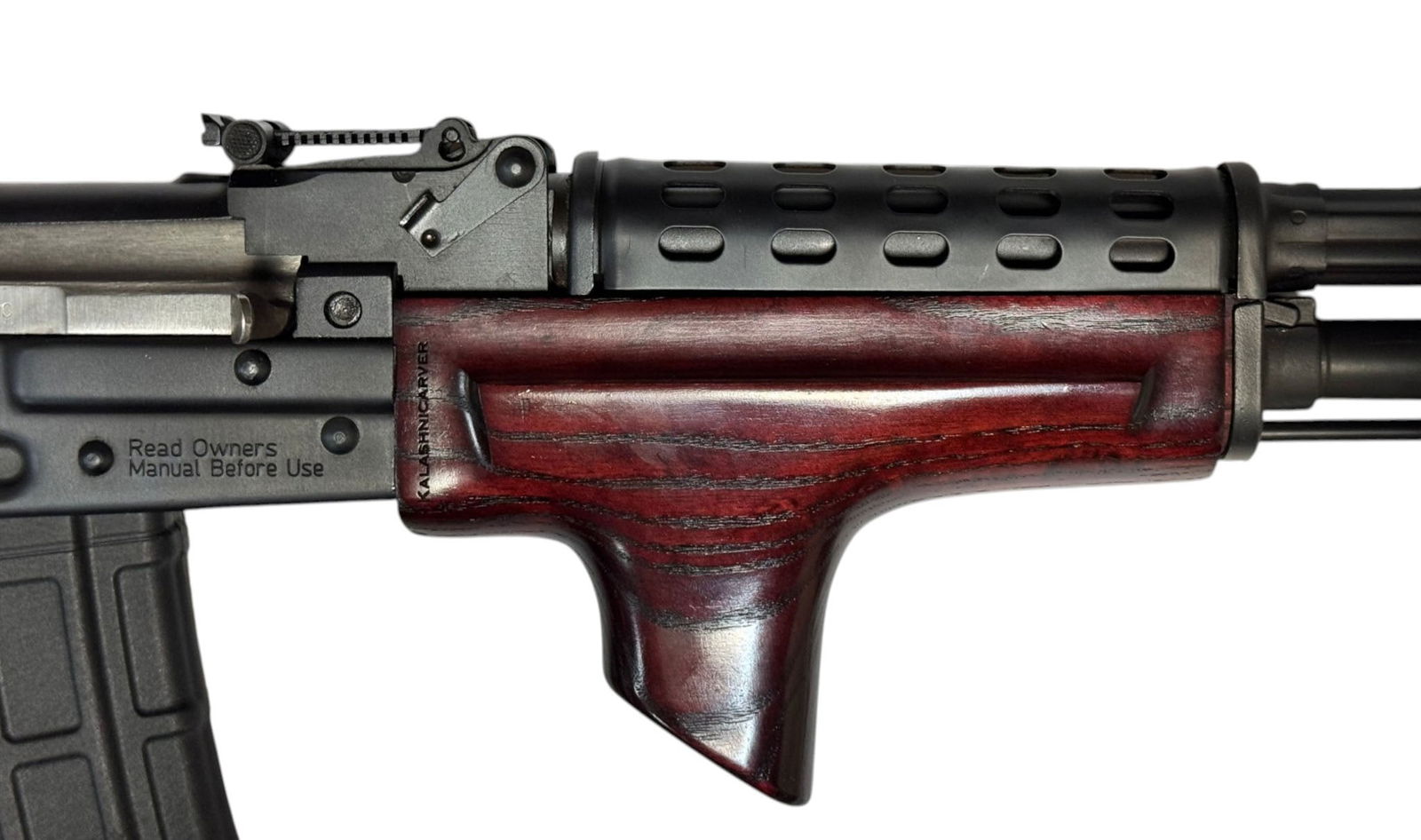 Excellent Zastava PAP M90-PS 5.56mm NATO Semi-Automatic AK Rifle w/ Red Wood & Folding Stock - 12
