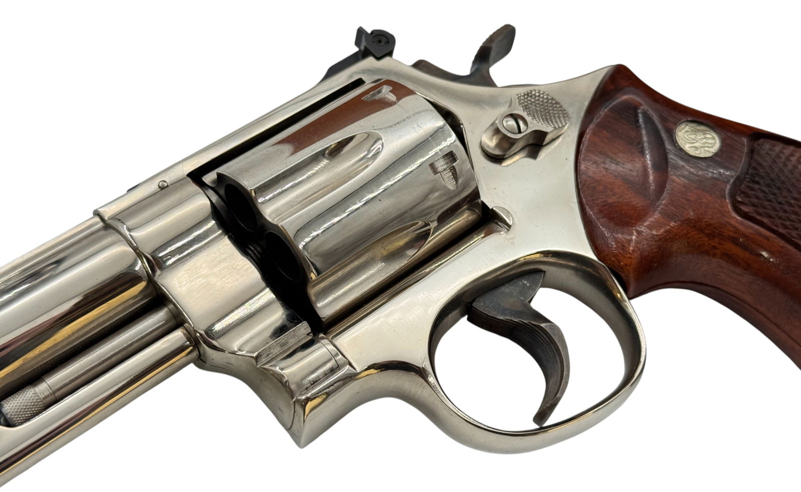 Excellent 1977 Smith & Wesson Model 29-2 .44 MAG. 8-3/8" Nickel Revolver in Presentation Case - 12