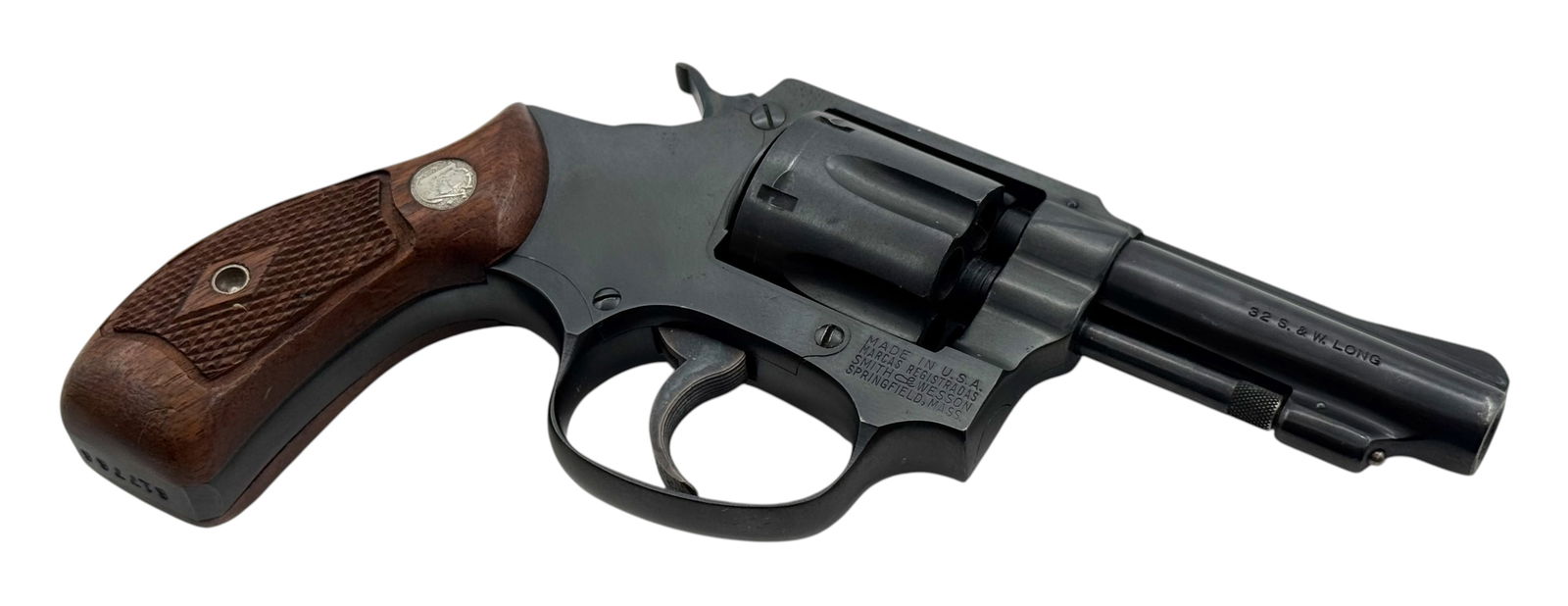 Excellent Desirable 1960s Smith & Wesson Model 36 Chief's Special "Flat Latch" .32 S&W LONG Revol... - 2