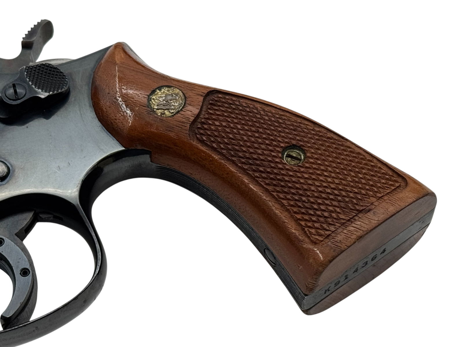 Excellent 1969 Smith & Wesson 15-3 K38 Combat Masterpiece .38 SPECIAL Revolver w/ Holster - 16