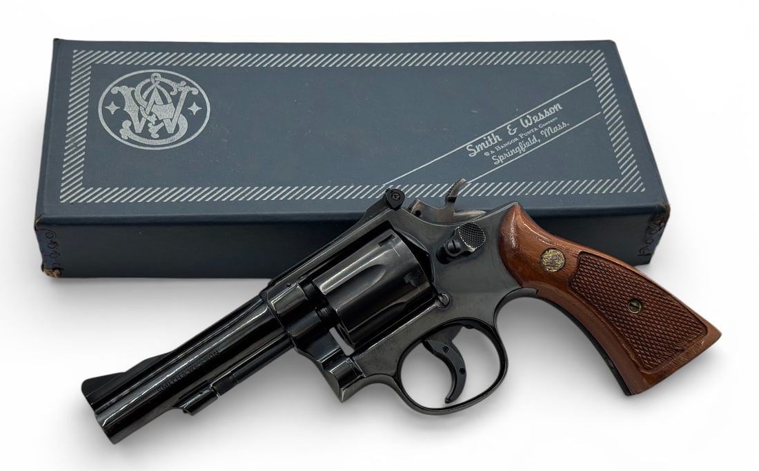 Excellent 1969 Smith & Wesson 15-3 K38 Combat Masterpiece .38 SPECIAL Revolver w/ Holster - 3